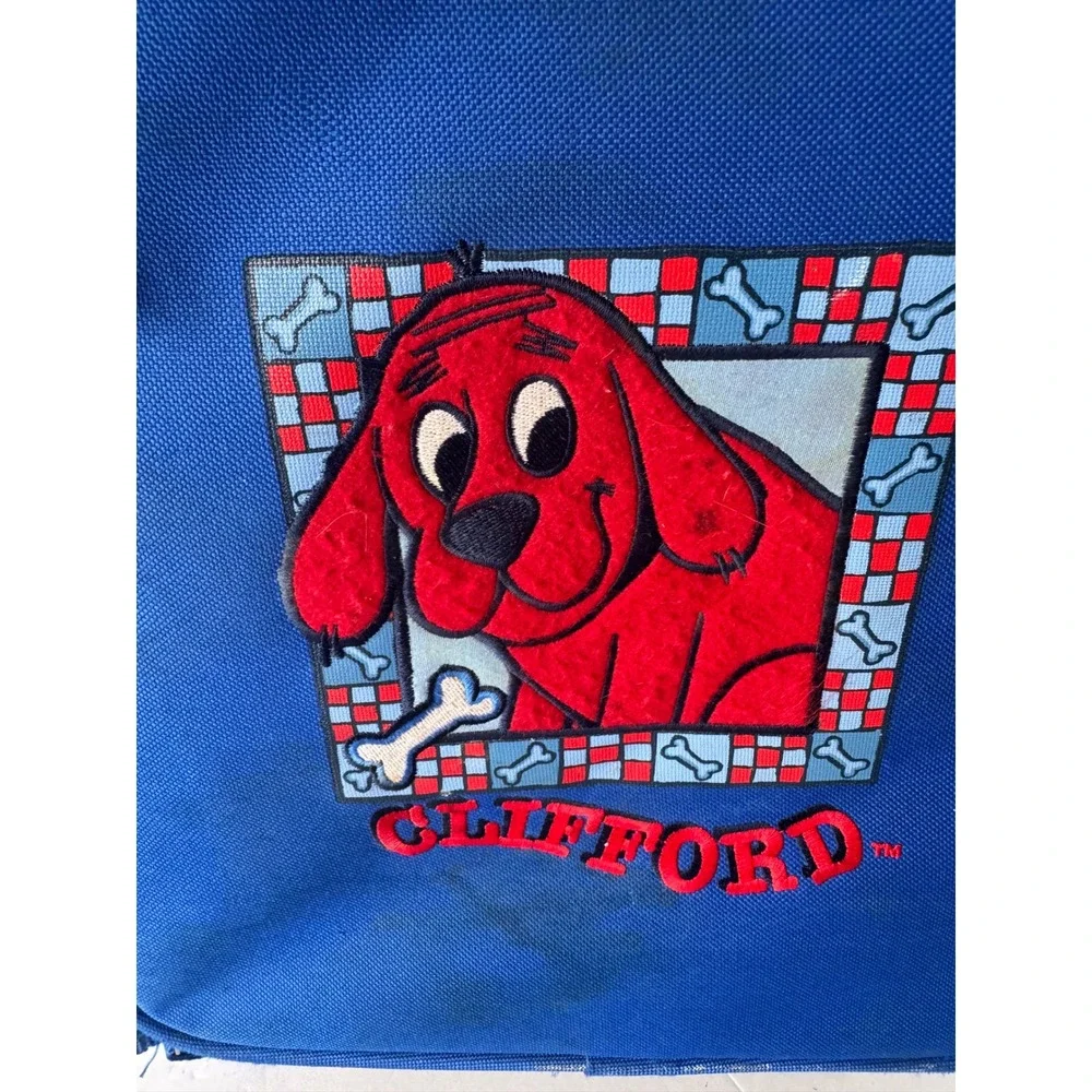Clifford The‎ Big Red Dog Vintage Rolling Suitcase Blue Scholastic Kids Luggage